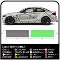 Stickers for car universal for all the car Lines in the stickers decals racing tuning with lines two-tone