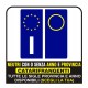 le numéro de plaque d'immatriculation de la chevrolet captiva, matiz stickers plaque d'immatriculation competa réfléchissant