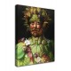 El marco Vertumnus Arcimboldo - Vertumnus - impresión en lienzo con o sin marco