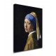 Quadro Ragazza con l'orecchino di perla .- Jan Vermeer - Girl with a pearl earring - stampa su tela canvas con o senza telaio