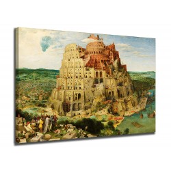 Painting the Tower of Babel Pieter Brueghel the elder - " Babel Tower - print on canvas with or without frame