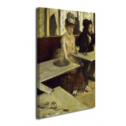 Painting, The Absinthe-Edgar Degas - Absinthe - print on canvas with or without frame