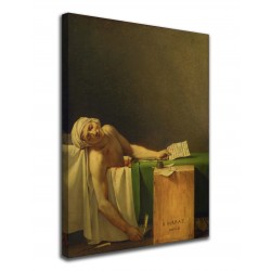 Painting Death of Marat Jacques-Louis David - Death of Marat - print on canvas with or without frame