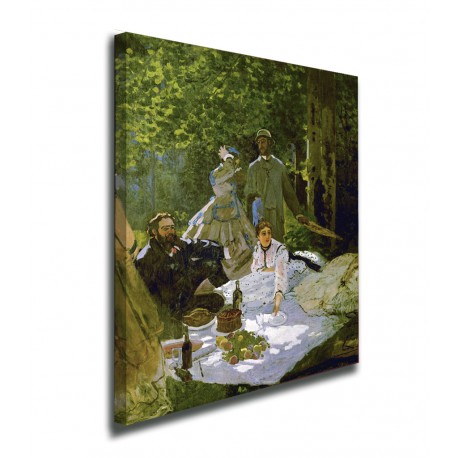 Peinture le déjeuner sur l'herbe de Claude Monet - petit-Déjeuner sur l'herbe, des impressions sur toile avec ou sans cadre