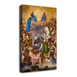 Quadro La Gloria - Tiziano - The Glory - stampa su tela canvas con o senza telaio