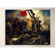 L'image de La Liberté guidant le peuple - Eugène Delacroix - impression sur toile avec ou sans cadre