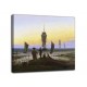 The framework of The three ages of man - Caspar David Friedrich - print on canvas with or without frame