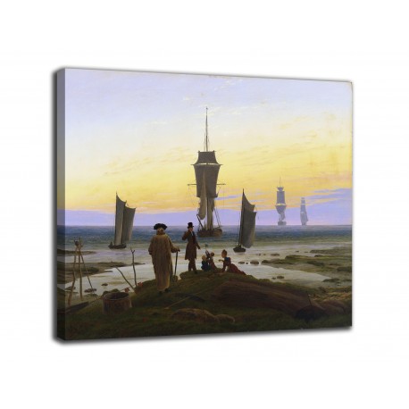 The framework of The three ages of man - Caspar David Friedrich - print on canvas with or without frame