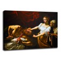 Peinture Judith et Holopherne - Caravage - impression sur toile avec ou sans cadre