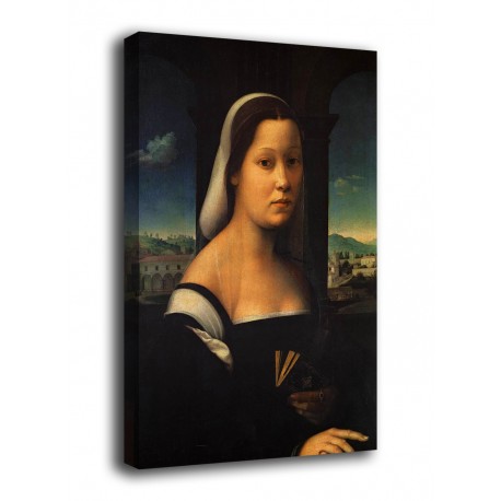 Quadro Donna Velata (La monaca) - Ridolfo Del Ghirlandaio - stampa su tela canvas con o senza telaio