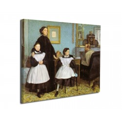 Painting The Bellelli family - Edgar Degas - print on canvas with or without frame