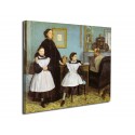 Painting The Bellelli family - Edgar Degas - print on canvas with or without frame