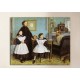 Painting The Bellelli family - Edgar Degas - print on canvas with or without frame