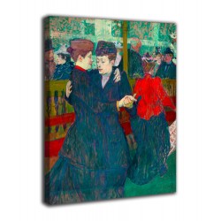 Picture of Two women dancing - Henri de Toulouse-Lautrec - prints on canvas with or without frame