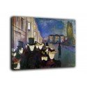 Bild Abend auf dem boulevard Karl-Johan - Edvard Munch - druck auf leinwand, leinwand mit oder ohne rahmen