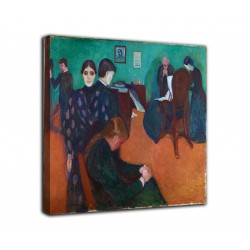 Quadro La morte nella stanza della malata - Edvard Munch - stampa su tela canvas con o senza telaio