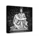 Picture of The vatican pietà - Michelangelo - monochrome print on canvas with or without frame