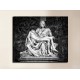 Picture of The vatican pietà - Michelangelo - monochrome print on canvas with or without frame