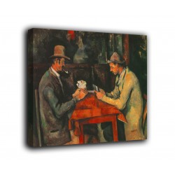 Painting The card players - Paul Cézanne - print on canvas with or without frame