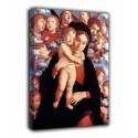 Bild Madonna mit Kind und ein chor der cherubim - Andrea Mantegna - druck auf leinwand, leinwand mit oder ohne rahmen