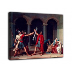 La peinture, le serment des Horaces - Jacques-Louis David Peinture d'impression sur toile avec ou sans cadre