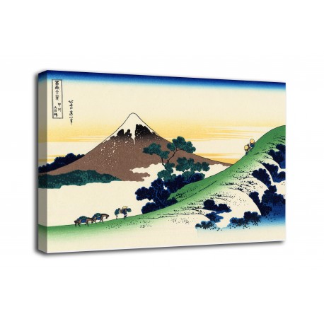 Cadre de L'étape de Inume à Kōshū - Katsushika Hokusai - impression sur toile avec ou sans cadre