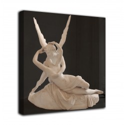 The framework of Love and Psyche - Canova - print on canvas with or without frame