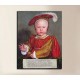 Cadre du Portrait d'Edward VI enfant - Hans Holbein le Jeune - impression sur toile avec ou sans cadre