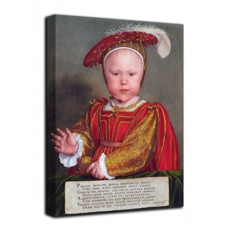 Cadre du Portrait d'Edward VI enfant - Hans Holbein le Jeune - impression sur toile avec ou sans cadre