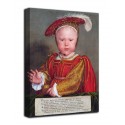 Cadre du Portrait d'Edward VI enfant - Hans Holbein le Jeune - impression sur toile avec ou sans cadre