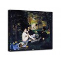 Quadro La colazione sull'erba - Édouard Manet - stampa su tela canvas con o senza telaio