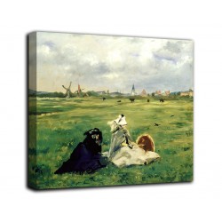 The framework of The swallows - Edouard Manet - print on canvas with or without frame