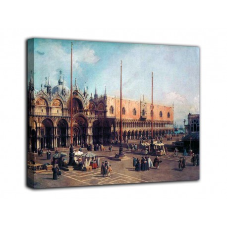 Imagen de San Marco - Canaletto - impresión en lienzo con o sin marco