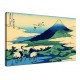 The framework Umezawa in the Province of Sagami - Katsushika Hokusai - print on canvas with or without frame