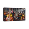 Quadro Disputa di Gesù con i dottori del Tempio - Veronese - stampa su tela canvas con o senza telaio