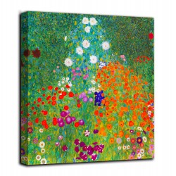 Quadro Giardino della fattoria - Klimt - stampa su tela canvas con o senza telaio