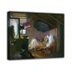 L'image de La pauvre poète Carl Spitzweg - impression sur toile avec ou sans cadre
