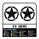 AUFKLEBER TANKDECKEL JEEP RENEGADE STICKER DECALS STERN MILITÄRISCHE