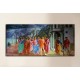 The framework of The tribute - Masaccio - print on canvas with or without frame