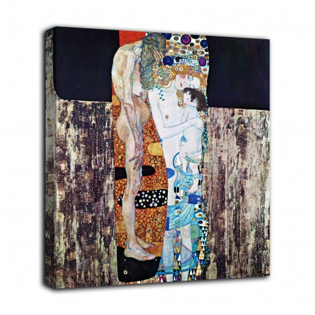 Quadro Le tre età della donna - Gustav Klimt - stampa su tela canvas con o senza telaio