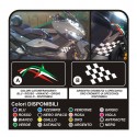 Adesivi per YAMAHA T MAX 500 per FIANCATA laterale t-max tmax carter SCACCHI