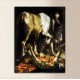 Marco Conversión en el camino a Damasco - Caravaggio - impresión en lienzo con o sin marco