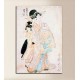 Quadro Cortigiana Shinohara della casa di Tsuruya - Kitagawa Utamaro - stampa su tela canvas con o senza telaio