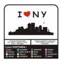 Sticker I LOVE New York, Manhattan, NY, Brooklyn - stickers muraux - SINGLE version