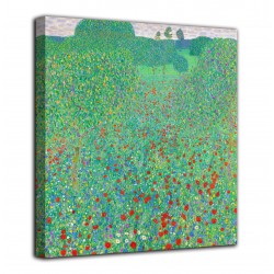 Bild Mohn in voller blüte - Gustav Klimt - druck auf leinwand, leinwand mit oder ohne rahmen