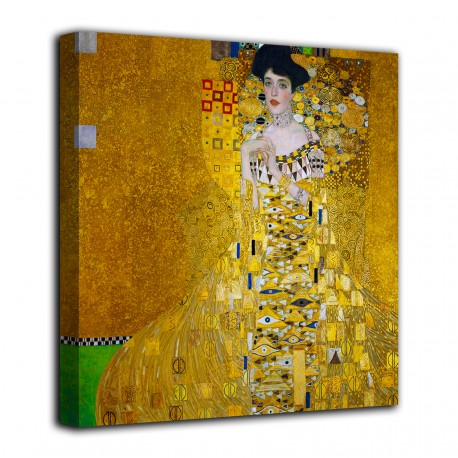 Peinture de Portrait d'Adele Bloch-Bauer - Gustav Klimt - impression sur toile avec ou sans cadre