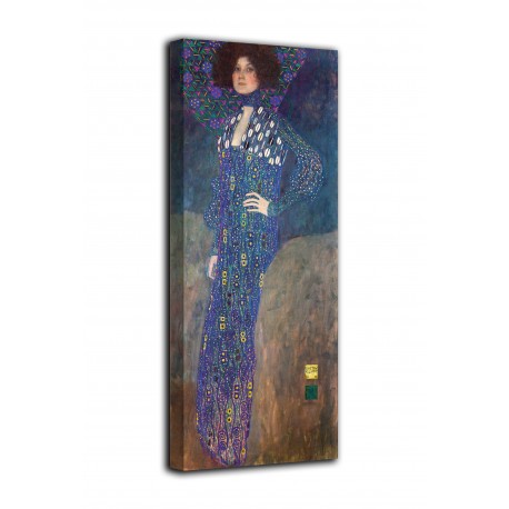 Framework the Portrait of Emilie Flöge - Gustav Klimt - print on canvas with or without frame
