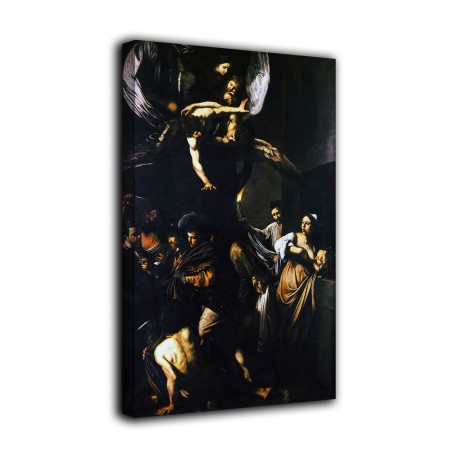 Painting the Seven works of Mercy - Caravaggio - print on canvas with or without frame