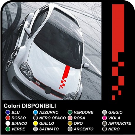 Autocollants capot audi, bmw, alfa romeo, fiat, seat golf audi A1 A3 A4 A5 A6 A7 A8 T1 T3 A5 Q7 RS RS1 S1 S3 RS3 RS4 TT S3