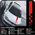 Bandes adhésives de COURSE de GOLF Rayures Bonnet bien universel pour tous les auto - adhésif bandes de capot vw golf